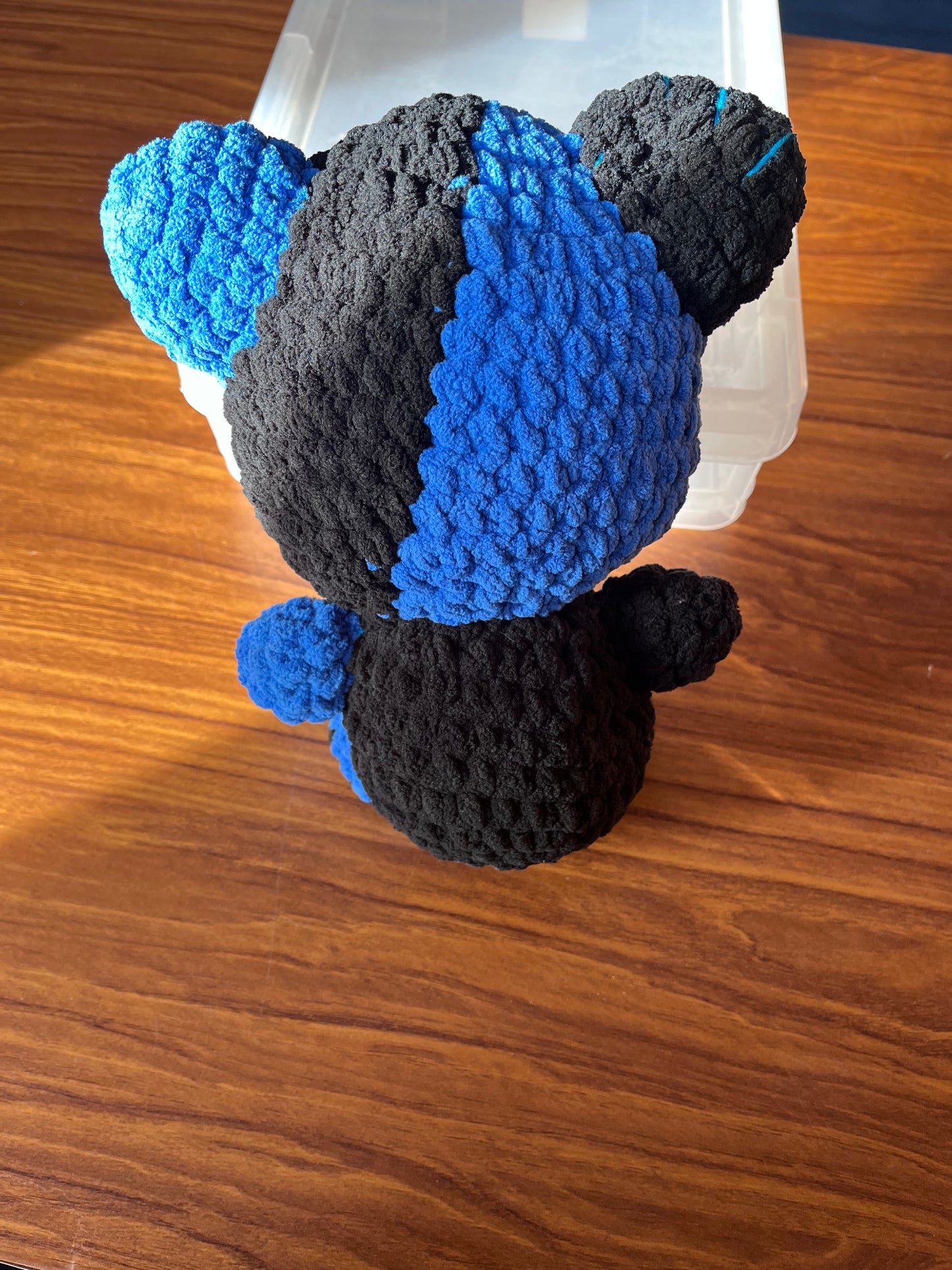 Blue and black bear