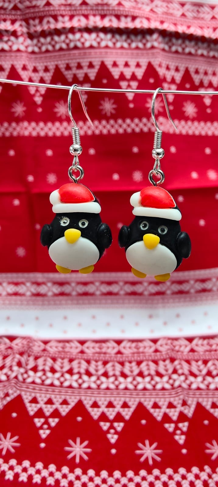 Penguin with Santa Hats