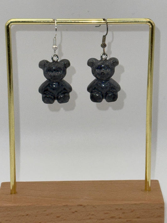Silver Bear earrings