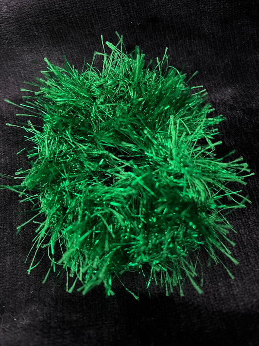 Tinsel scrunchie