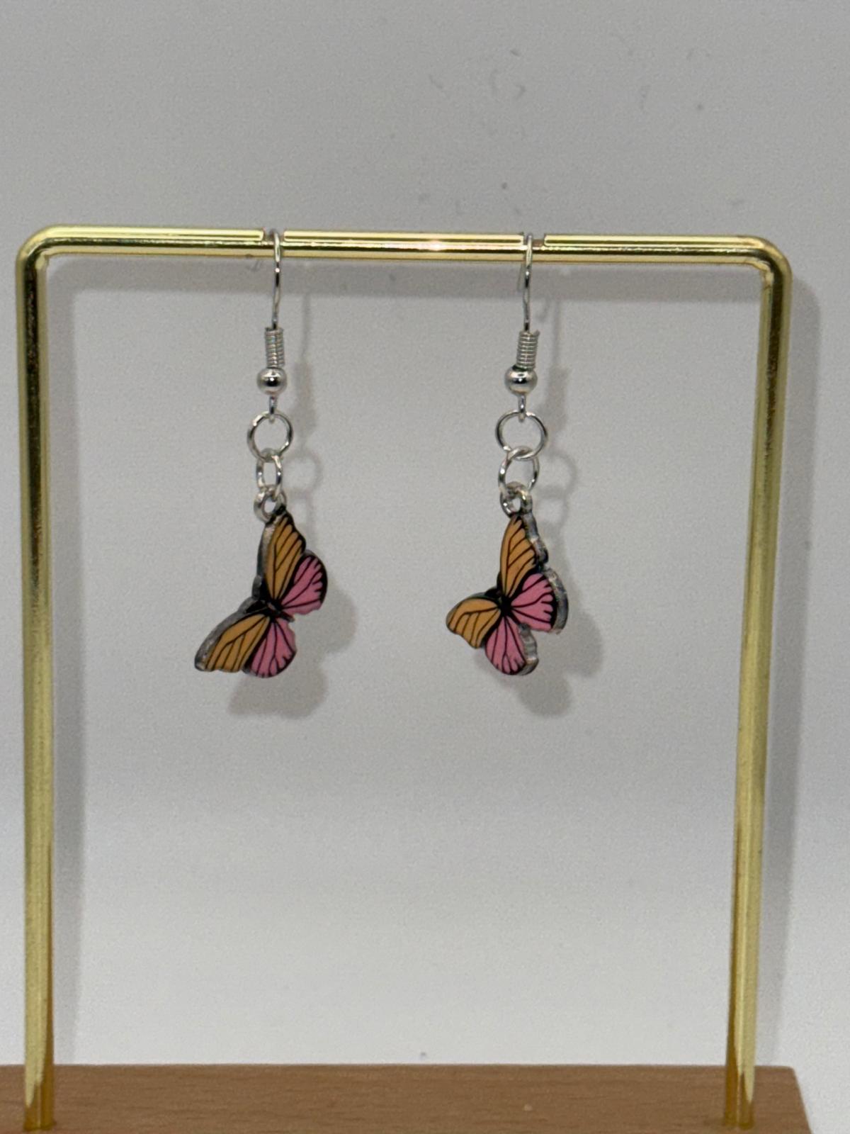 Pink and Orange Butterflies